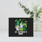 St Patricks Catricks Day Katzen Saint Pattys Einladung (Stehend Vorderseite)