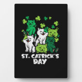 St Patricks Catricks Day Katzen Saint Pattys Fotoplatte (Vorderseite)
