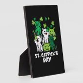 St Patricks Catricks Day Katzen Saint Pattys Fotoplatte (Seite)