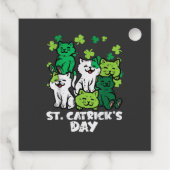 St Patricks Catricks Day Katzen Saint Pattys Geschenkanhänger (Rückseite)