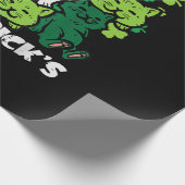 St Patricks Catricks Day Katzen Saint Pattys Geschenkpapier (Ecke)