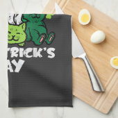 St Patricks Catricks Day Katzen Saint Pattys Geschirrtuch (Viertel Falte)
