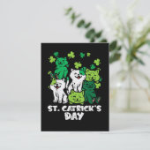 St Patricks Catricks Day Katzen Saint Pattys Karte (Stehend Vorderseite)
