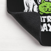 St Patricks Catricks Day Katzen Saint Pattys Mousepad (Ecke)
