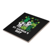 St Patricks Catricks Tag Katzen Saint Pattys Fliese (Seite)