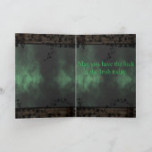 St. Patrick's Chat Noir Karte (Innenseite)