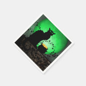 St. Patrick's Chat Noir Serviette (Ecke)