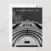 St. Patrick's Church, Trim, Irland Postkarte (Vorne/Hinten)