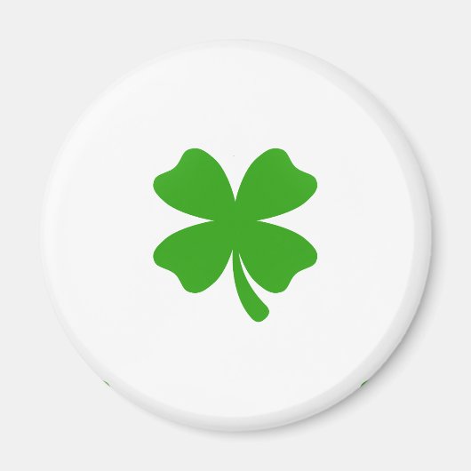 st patricks clover emoji magnet (Vorne)