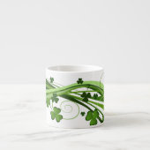 St. Patrick's Clover Espresso Tasse (Vorderseite)