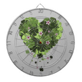 St. Patrick's Clover Heart Dartscheibe (vorne)