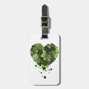 St. Patrick's Clover Heart Gepäckanhänger