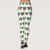 St. Patrick's Clover Heart Leggings (Rückseite)