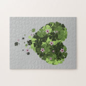 St. Patrick's Clover Heart Puzzle (Horizontal)