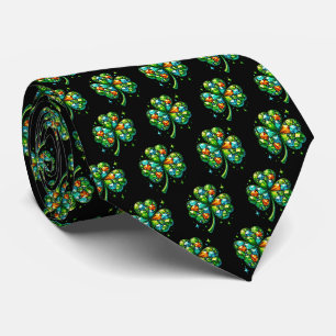 St. Patrick's Clover Herren Krawatte