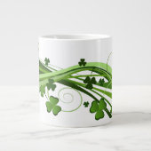 St. Patrick's Clover Jumbo Tasse (Vorderseite)