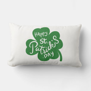 St. Patrick's Clover Kissen