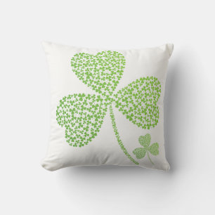 St. Patrick's Clover Kissen
