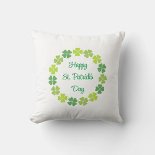 St. Patrick's Clover Kissen