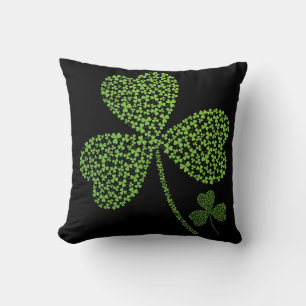 St. Patrick's Clover Kissen