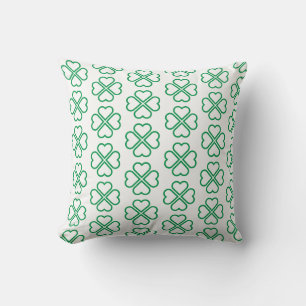 St. Patrick's Clover Kissen