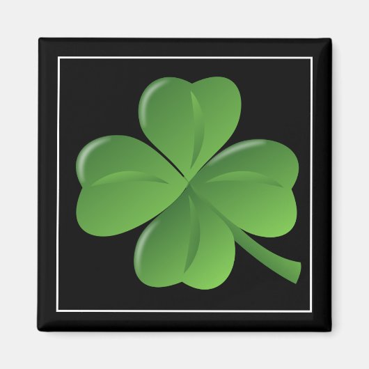 St. Patricks Clover Magnet (Vorne)