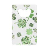 St. Patrick's Clover Monogram Geldbeutel Flaschenöffner (Rückseite)