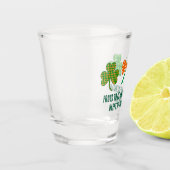 St Patricks Coquette Kleeblatt Personalisiert Schnapsglas (Links)