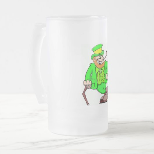 St. Patricks Custom 16oz Mattierte Tasse (Vorderseite Links)