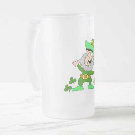 St. Patricks Custom 16oz Mattierte Tasse (Vorderseite Links)