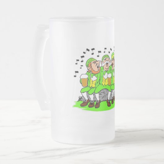 St. Patricks Custom 16oz Mattierte Tasse (Vorderseite Links)