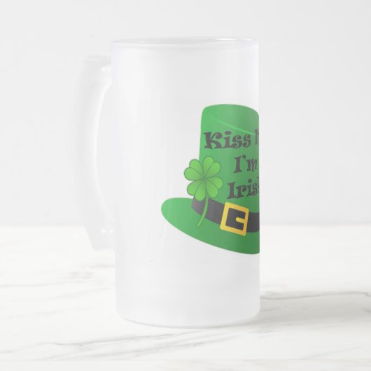 St. Patricks Custom 16oz Mattierte Tasse (Vorderseite Links)