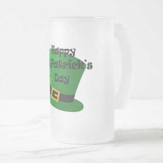 St. Patricks Custom 16oz Mattierte Tasse (VorderseiteRechts)