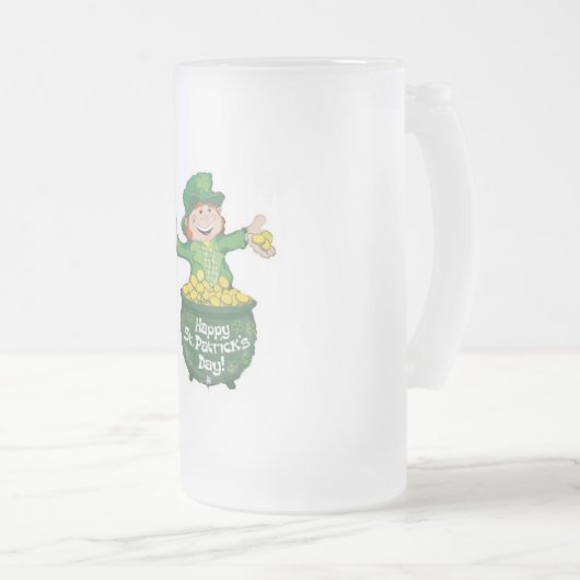 St. Patricks Custom 16oz Mattierte Tasse (VorderseiteRechts)