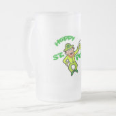 St. Patricks Custom 16oz Mattierte Tasse (Vorderseite Links)