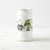 St. Patrick's Cute Day Gnomes Bierglas (Mittel)
