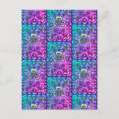 ST. PATRICK'S DACHFOLK ART KLEEBLATTS N' LADYBUGS POSTKARTE (Vorderseite)