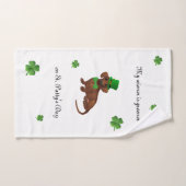 St Patricks Dackel Handtuch (Handtuch)