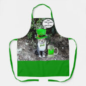 ST PATRICK'S DAKAT MIT GRÜNEN IRISH BIER POSTE SCHÜRZE (Vorderseite)