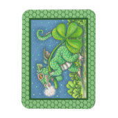 ST. PATRICK'S DAKLEINE IRISH DRAGON SCALE MAGNET (Vertikal)