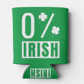 St. Patrick's Day 0% irisch Kleeblatt mit vier Blä Dosenkühler (Rückseite)