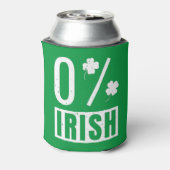 St. Patrick's Day 0% irisch Kleeblatt mit vier Blä Dosenkühler (Kanne Rückseite)