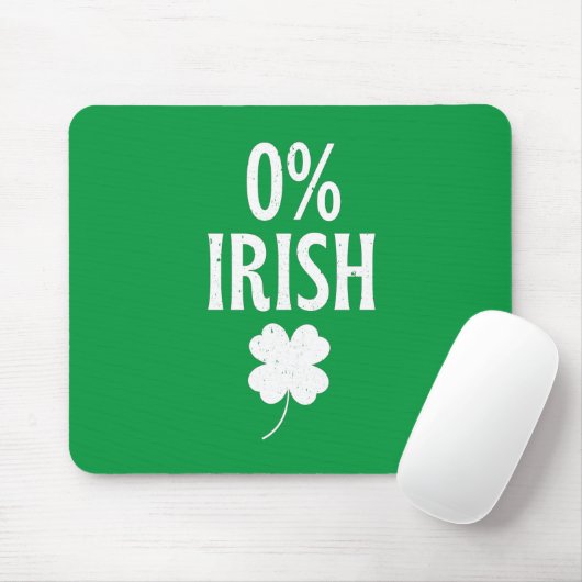 St Patrick's Day 0% irisch Mousepad (Mit Mouse)