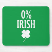 St Patrick's Day 0% irisch Mousepad (Vorne)