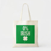 St Patrick's Day 0% irisch Tragetasche (Vorne)