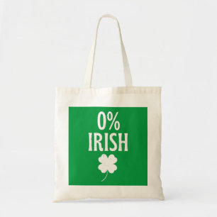 St Patrick's Day 0% irisch Tragetasche