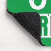 St Patrick's Day 0% Irish Vierblättriges Kleeblatt Mousepad (Ecke)