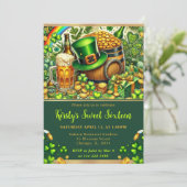 St Patrick's Day 16 . Geburtstag Einladung (Stehend Vorderseite)