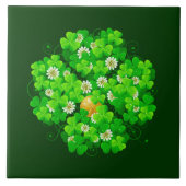 St. Patrick's Day 18A Tile Fliese (Vorderseite)