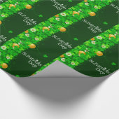 St. Patrick's Day 19 Wrapping Paper Geschenkpapier (Ecke)